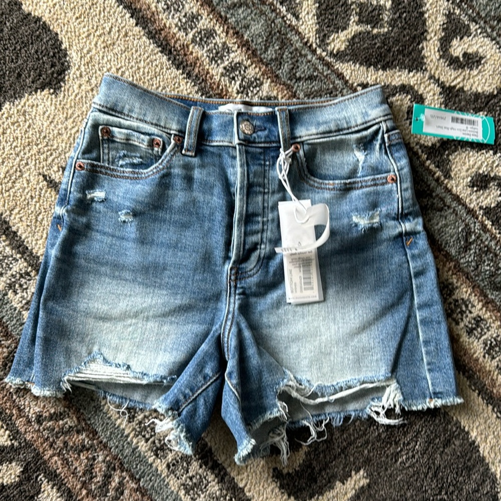 Daze Denim - Bottom Line Eco High Rise Vintage Jean Shorts